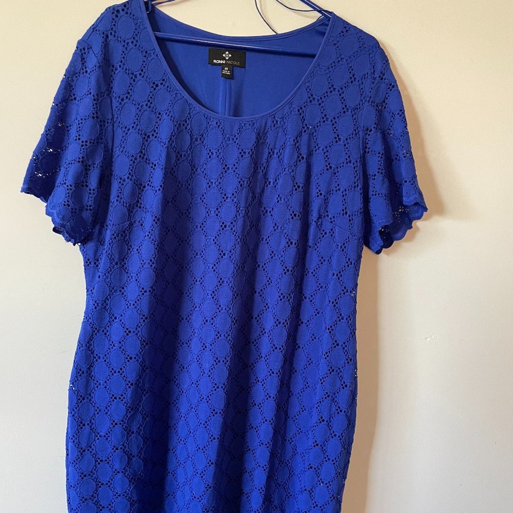 Blue Lace Dress